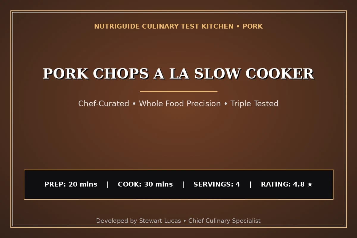 Pork Chops A La Slow Cooker