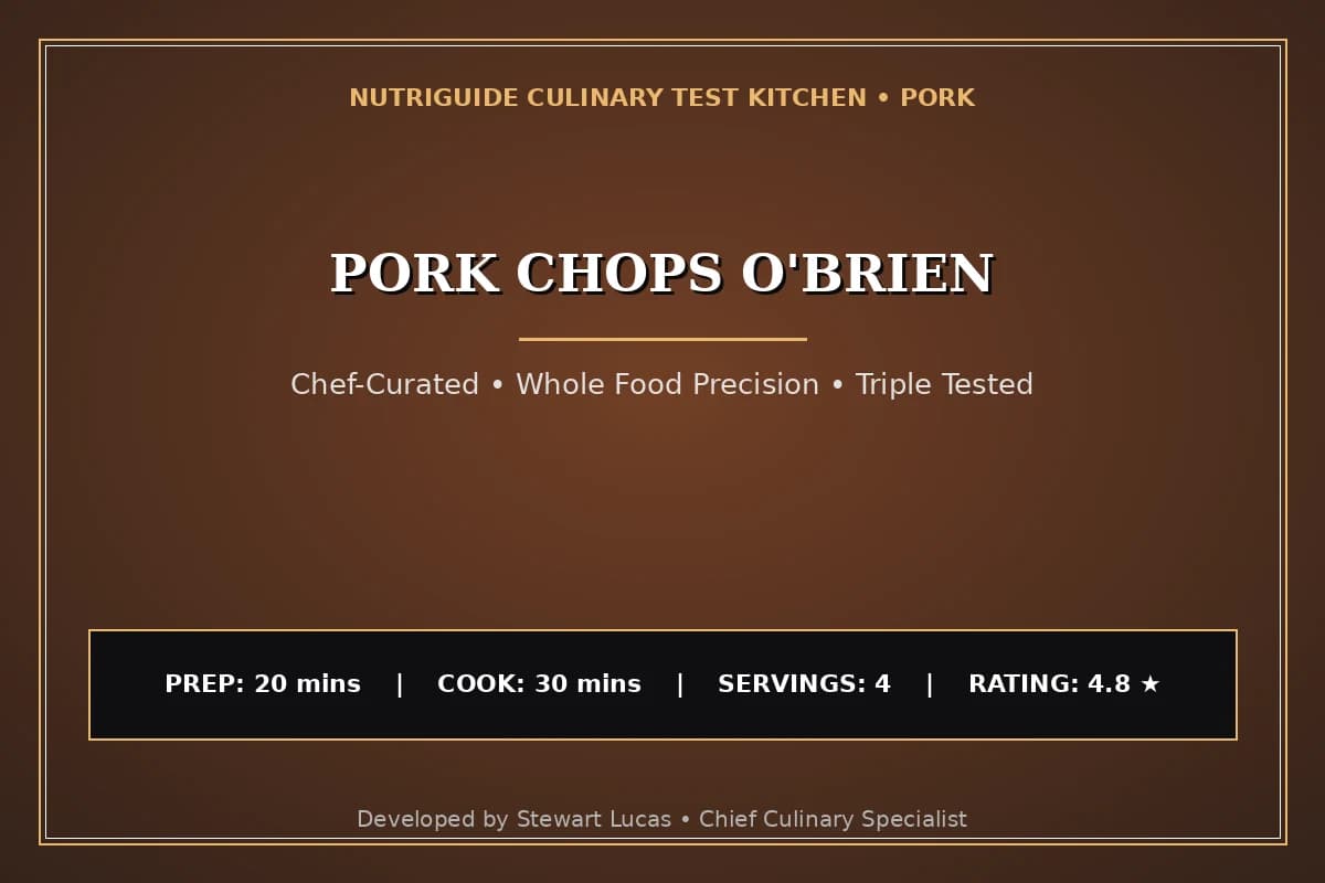 Pork Chops O'Brien
