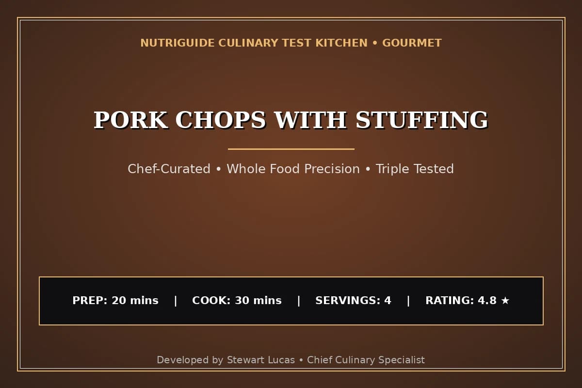 Pork Chops With Stuffing