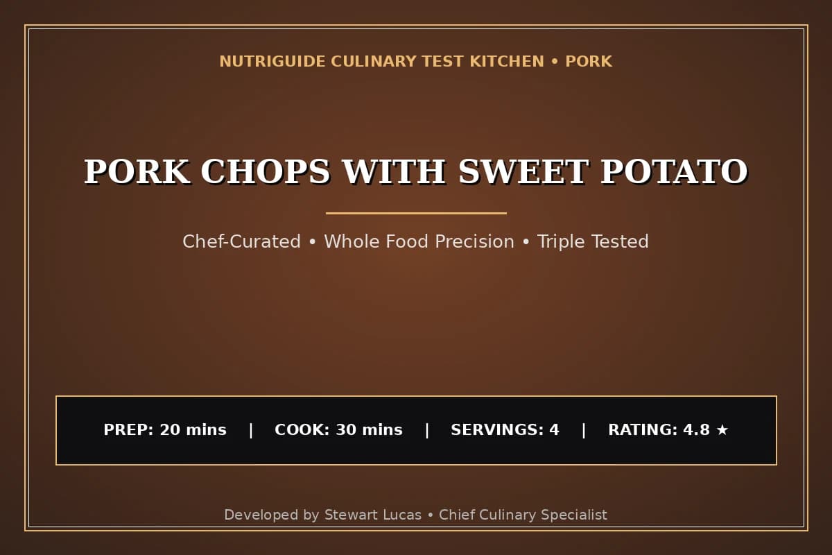 Pork Chops With Sweet Potato