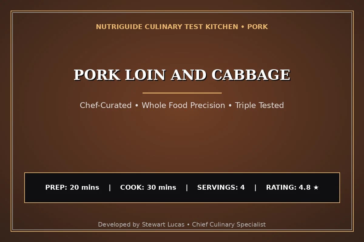 Pork Loin And Cabbage