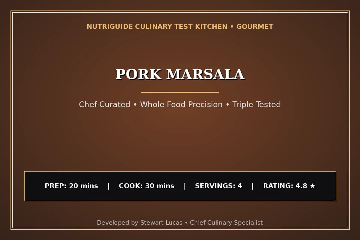 Pork Marsala