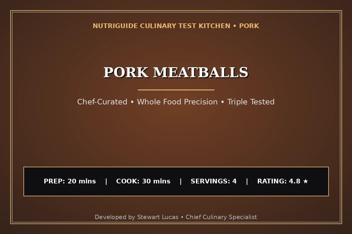 Pork Meatballs
