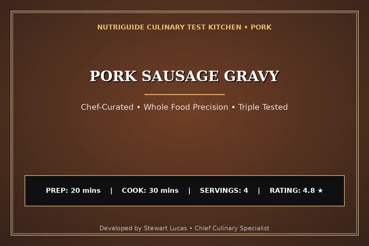Pork Sausage Gravy