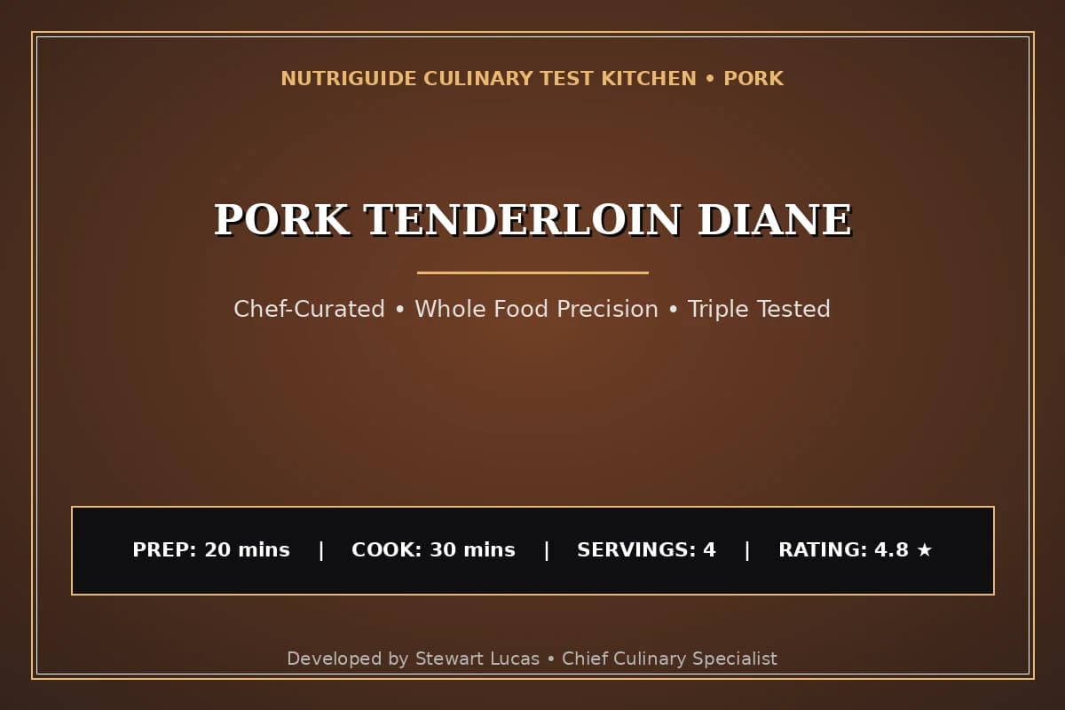 Pork Tenderloin Diane