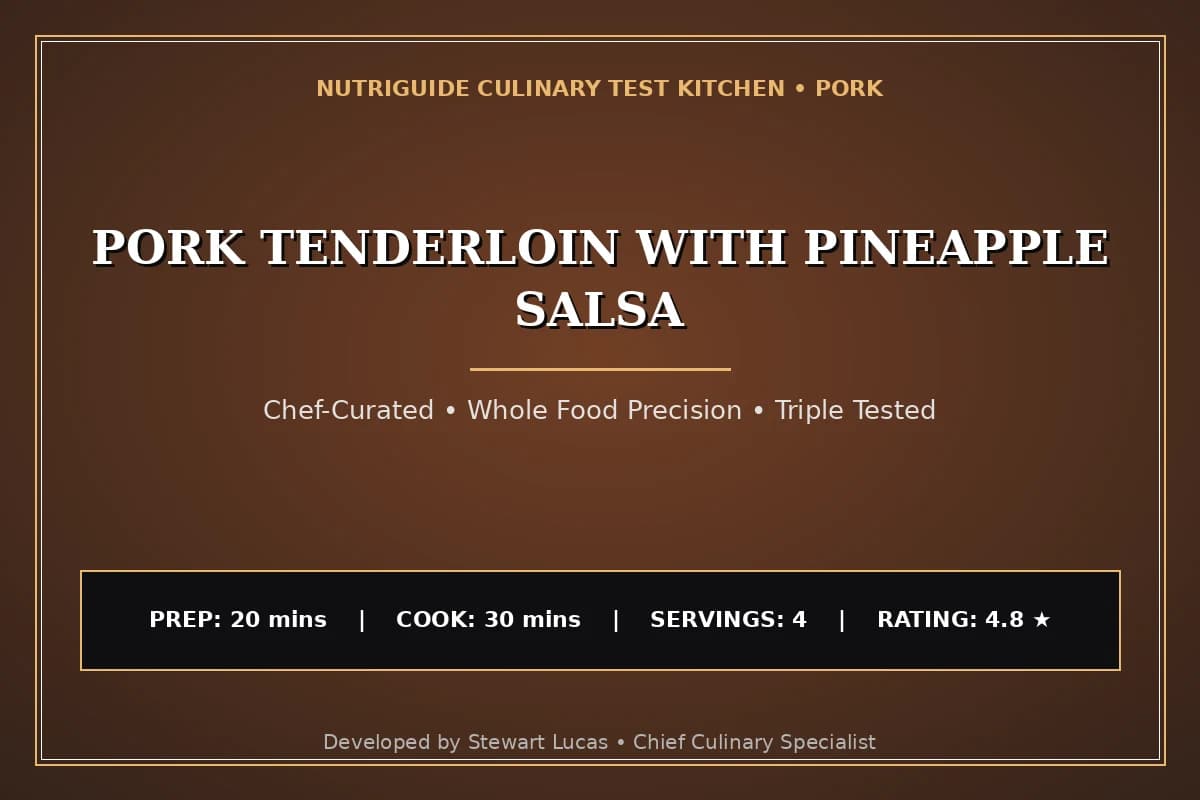 Pork Tenderloin With Pineapple Salsa
