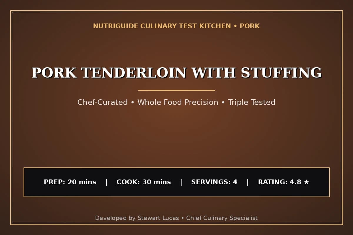 Pork Tenderloin With Stuffing
