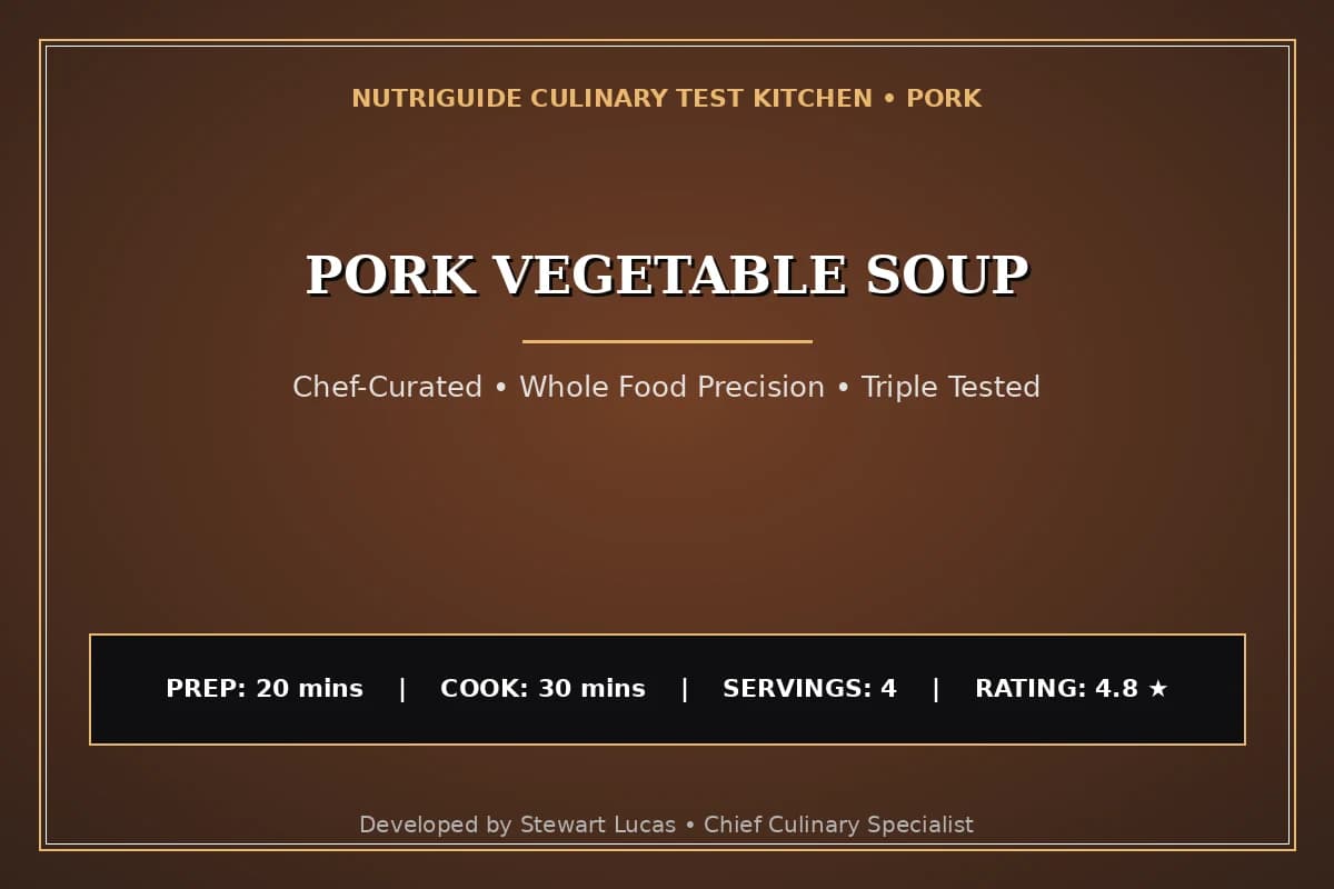 Pork Vegetable Soup