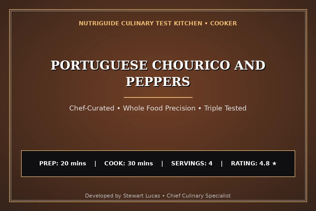 Portuguese Chourico And Peppers