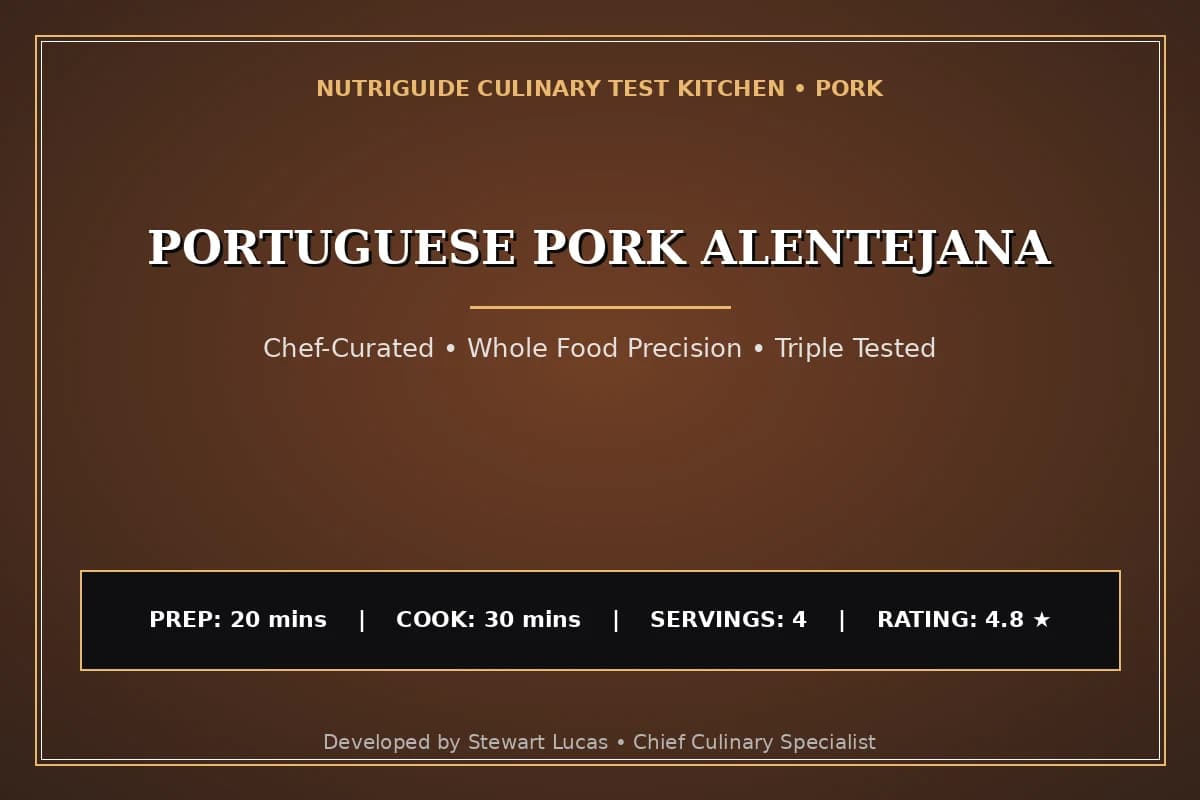 Portuguese Pork Alentejana