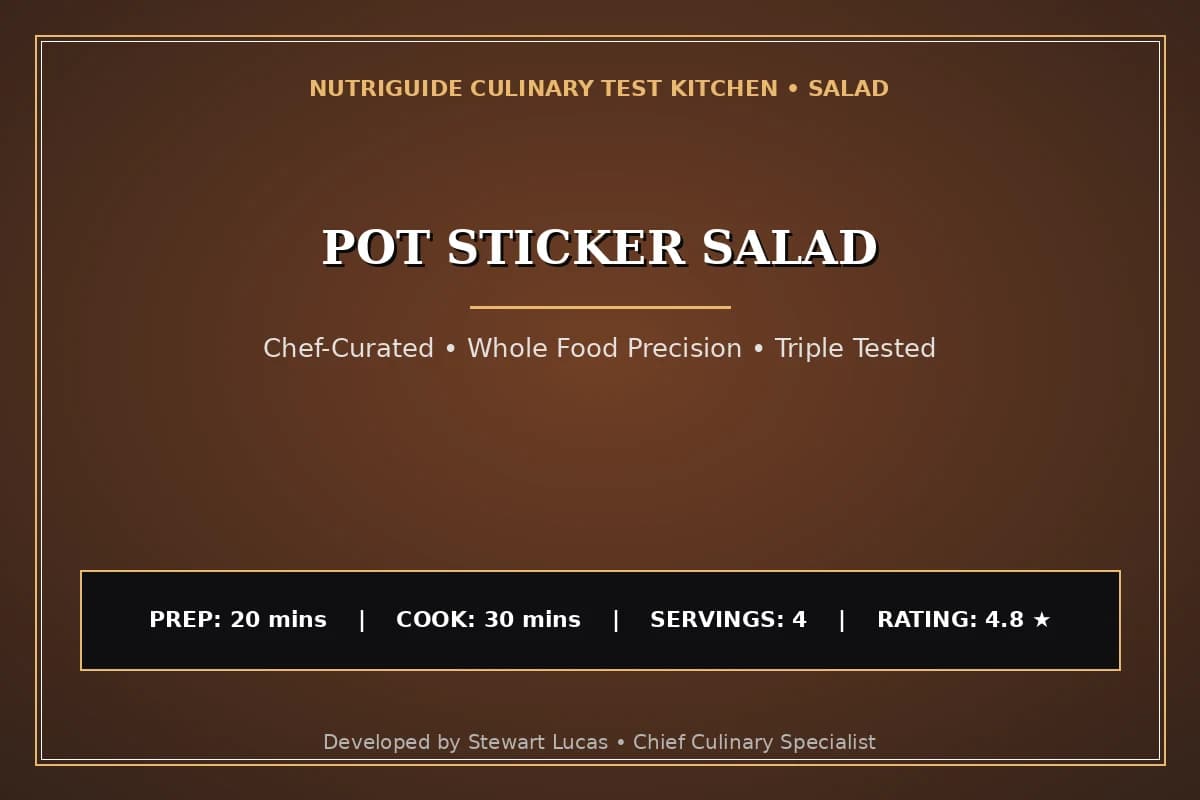 Pot Sticker Salad