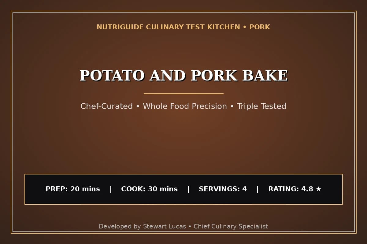 Potato And Pork Bake