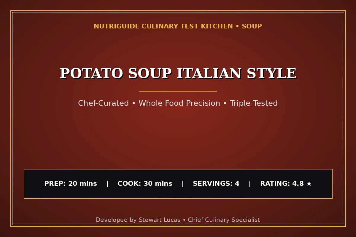 Potato Soup Italian Style