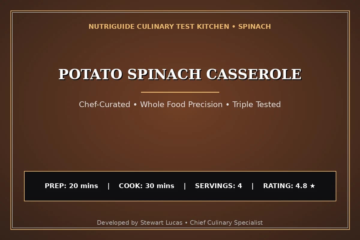Potato Spinach Casserole