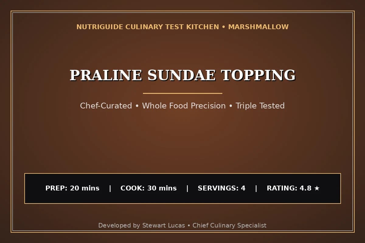 Praline Sundae Topping