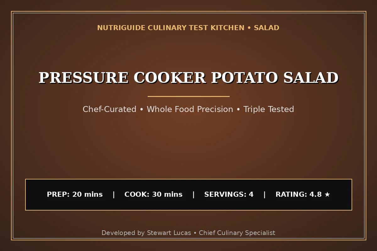Pressure Cooker Potato Salad