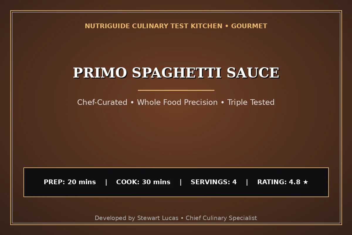Primo Spaghetti Sauce