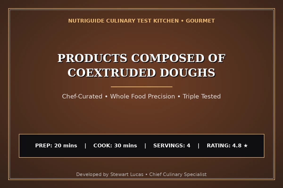Products Composed Of Coextruded Doughs
