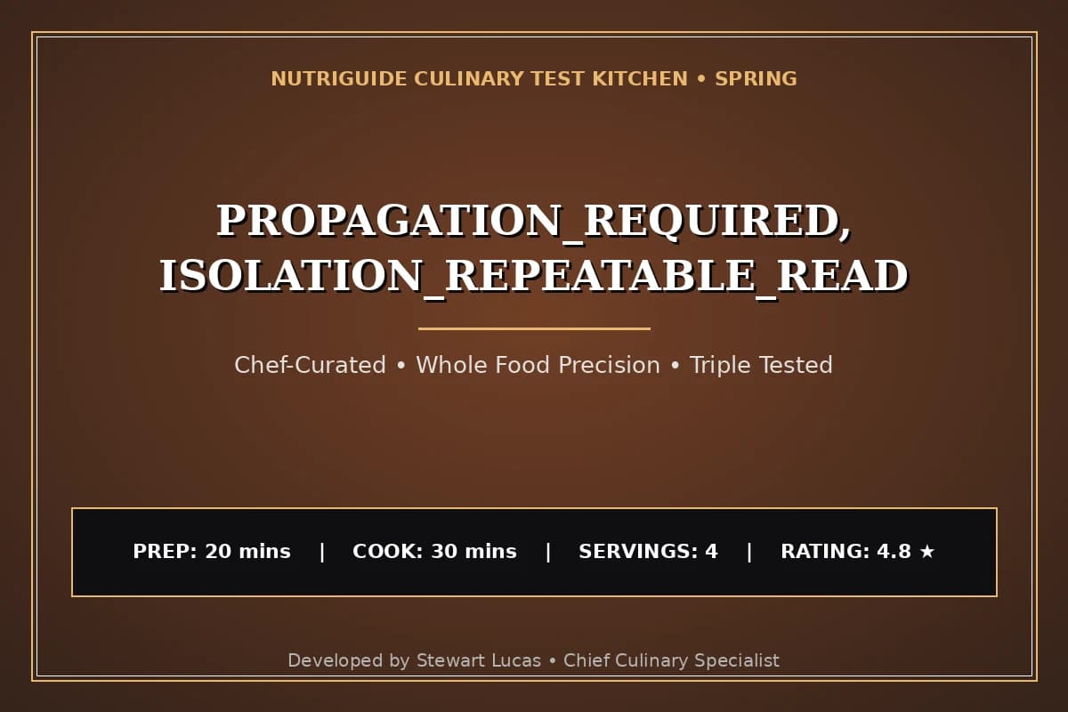 Propagation_Required, Isolation_Repeatable_Read