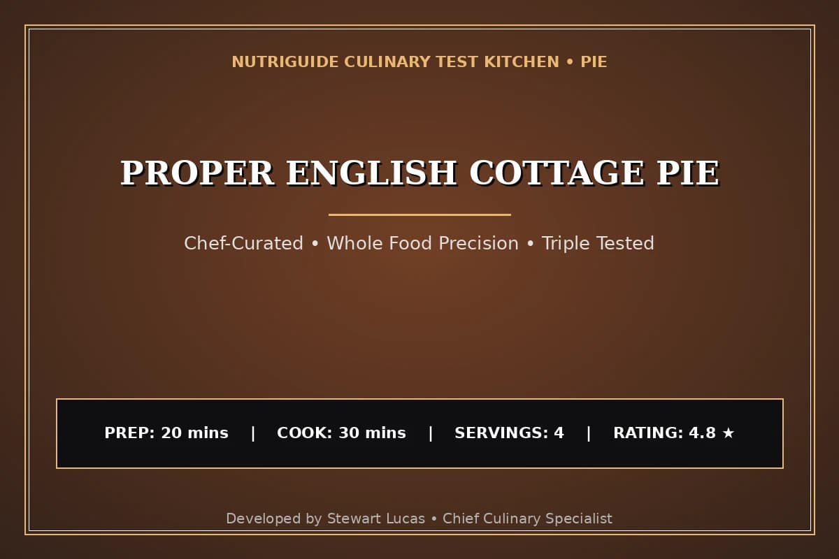 Proper English Cottage Pie