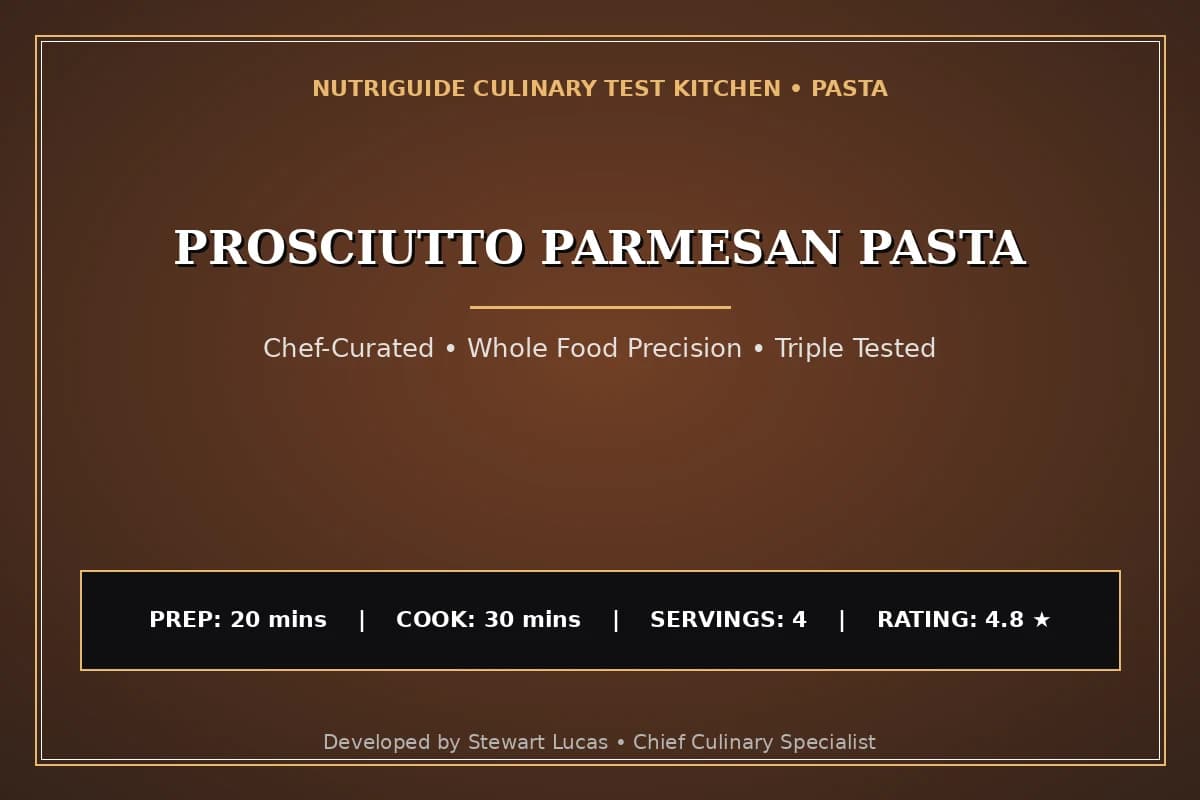 Prosciutto Parmesan Pasta