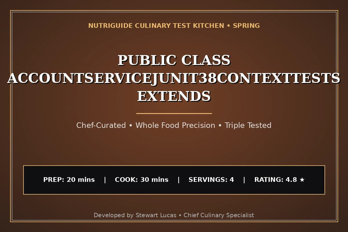 Public Class Accountservicejunit38Contexttests Extends
