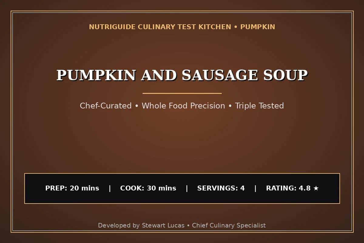 Pumpkin And Sausage Soup