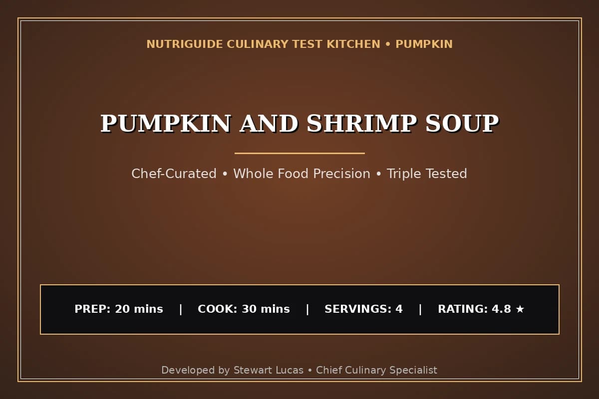 Pumpkin And Shrimp Soup