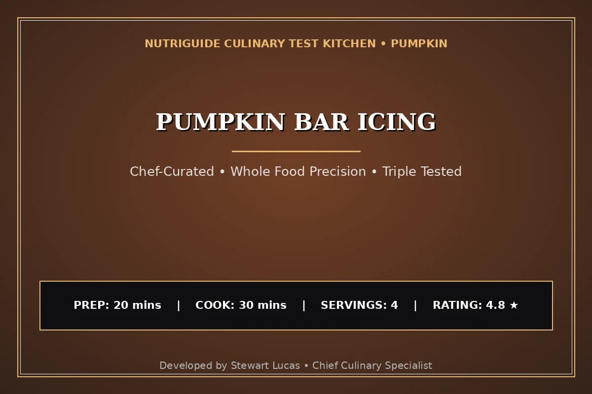 Pumpkin Bar Icing