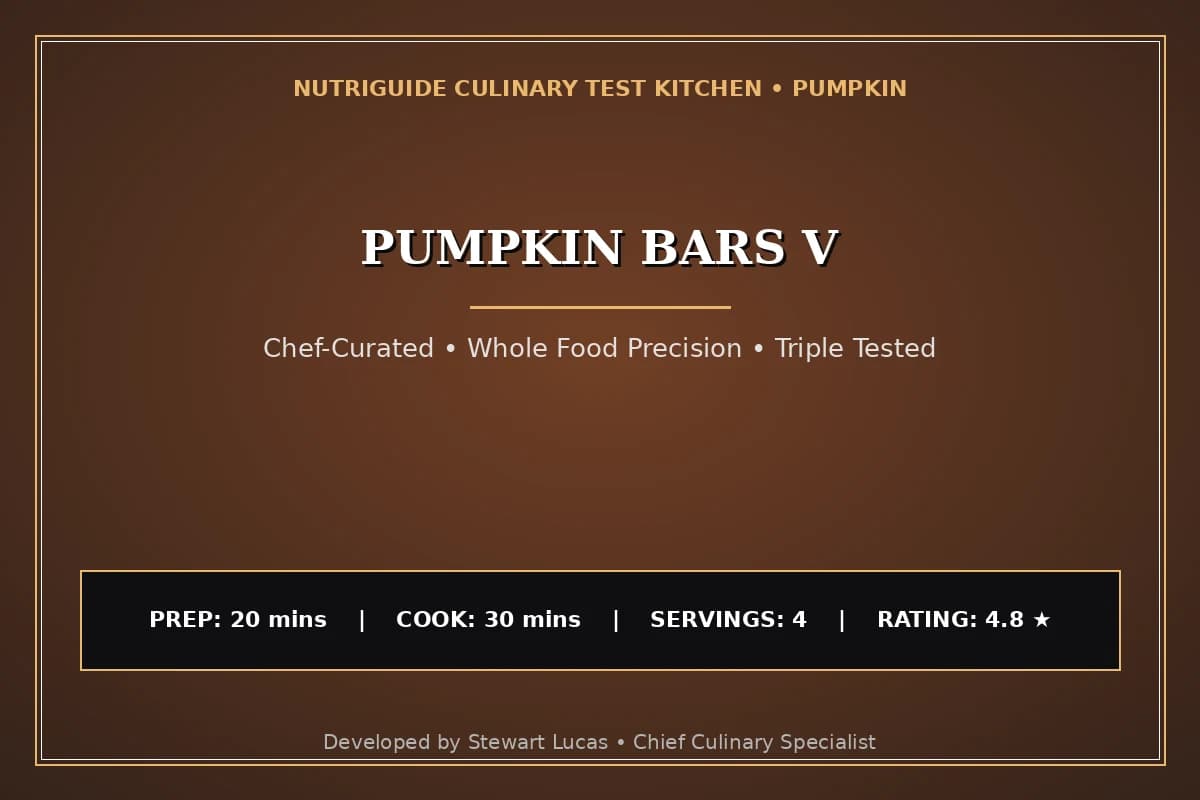 Pumpkin Bars V