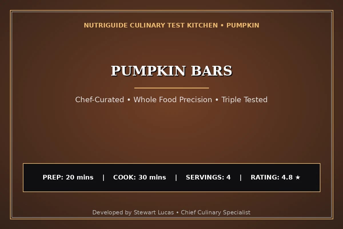 Pumpkin Bars