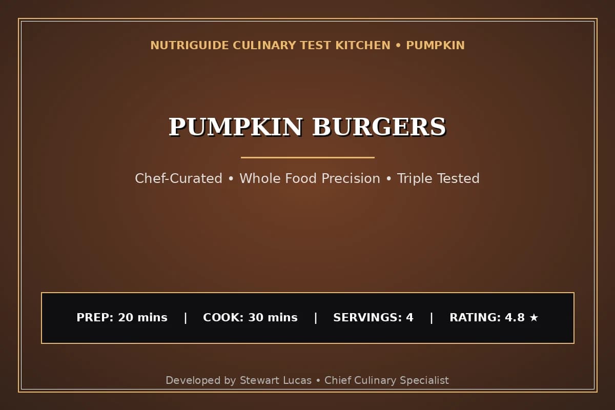 Pumpkin Burgers