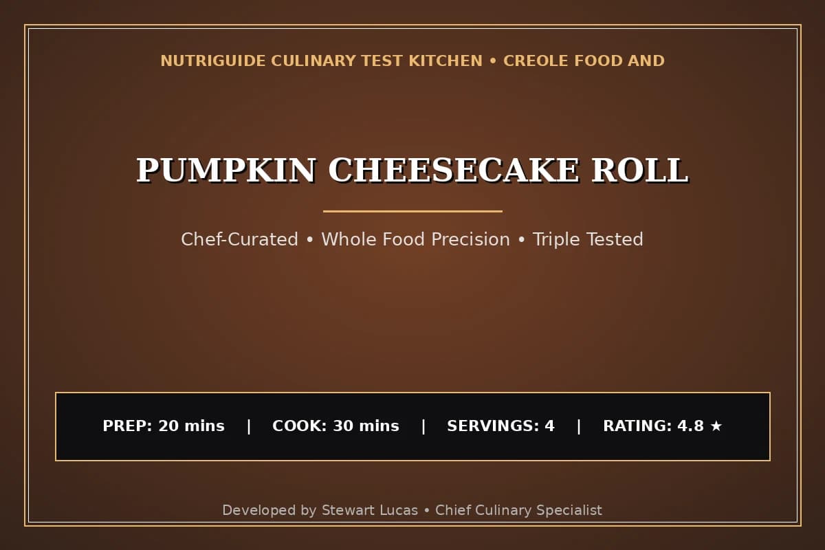 Pumpkin Cheesecake Roll