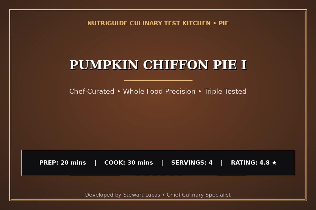 Pumpkin Chiffon Pie I