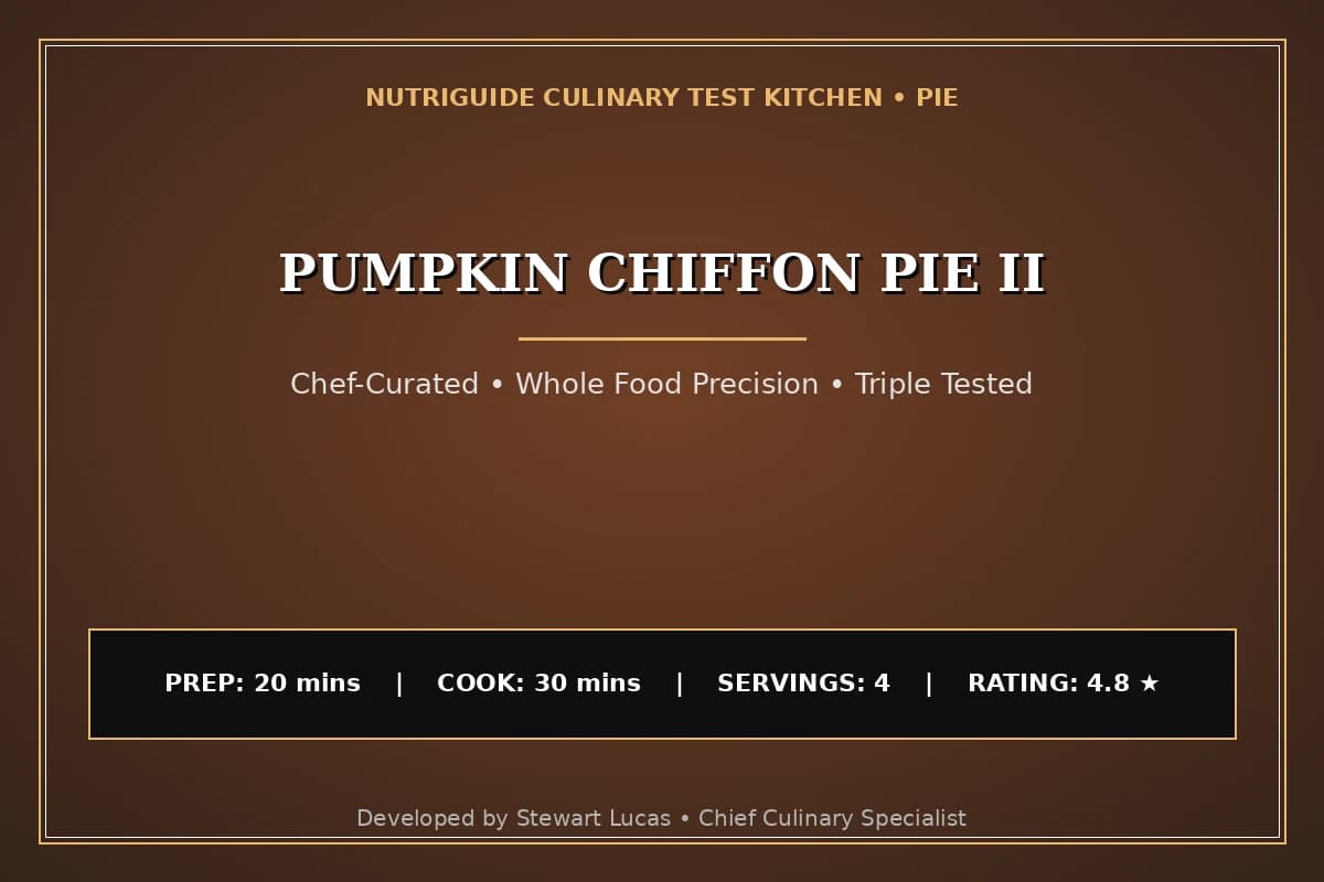 Pumpkin Chiffon Pie Ii