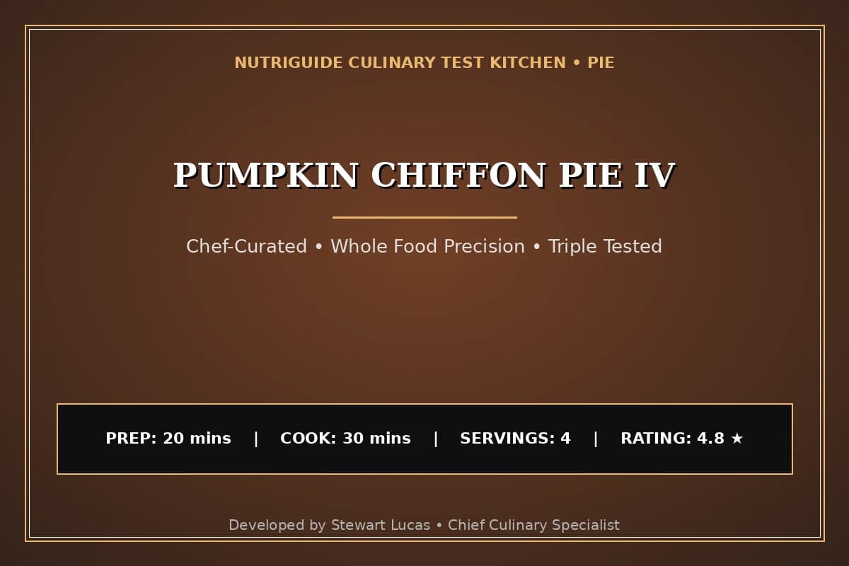 Pumpkin Chiffon Pie Iv