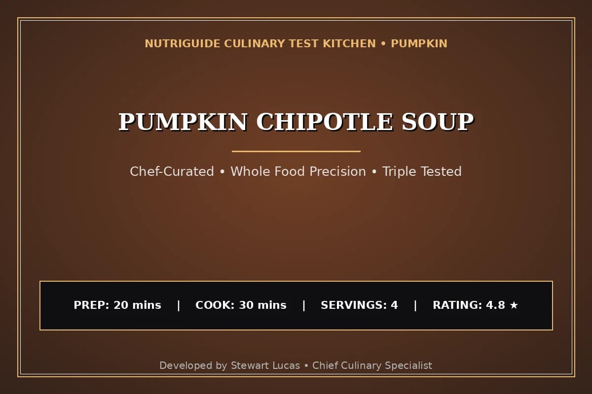 Pumpkin Chipotle Soup