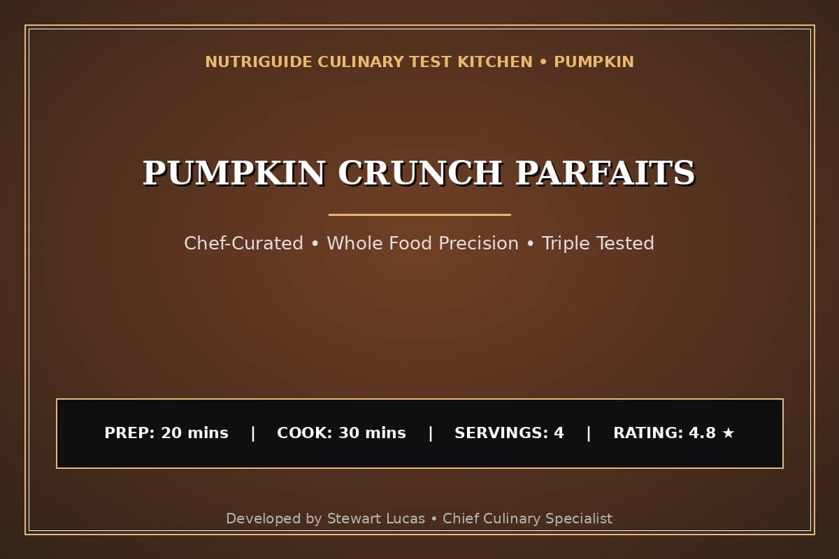 Pumpkin Crunch Parfaits