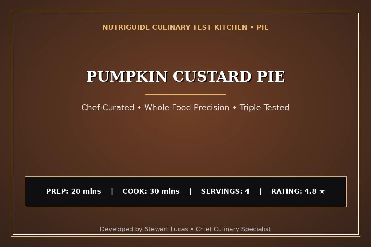 Pumpkin Custard Pie
