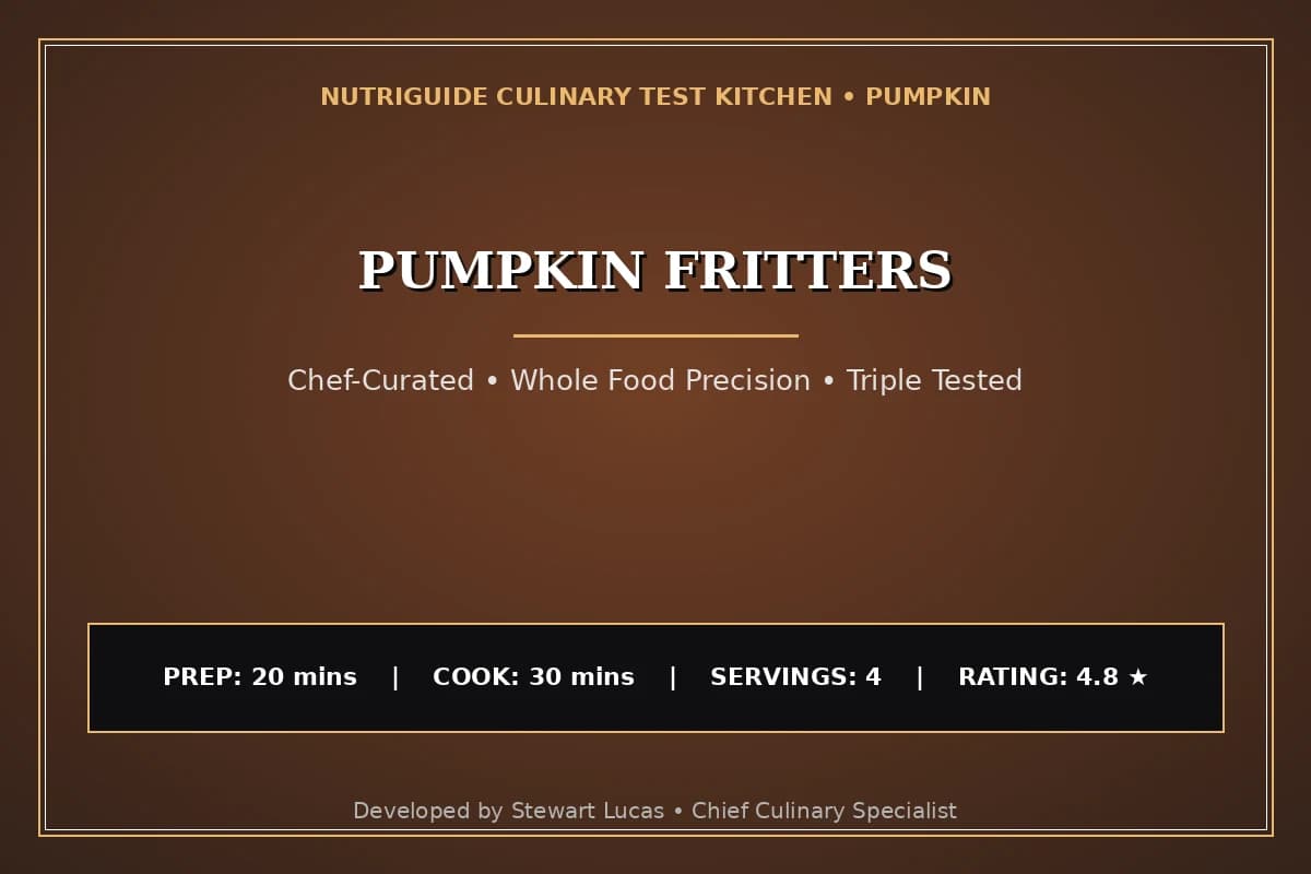 Pumpkin Fritters