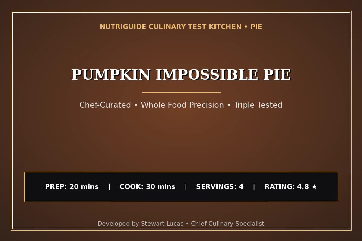 Pumpkin Impossible Pie