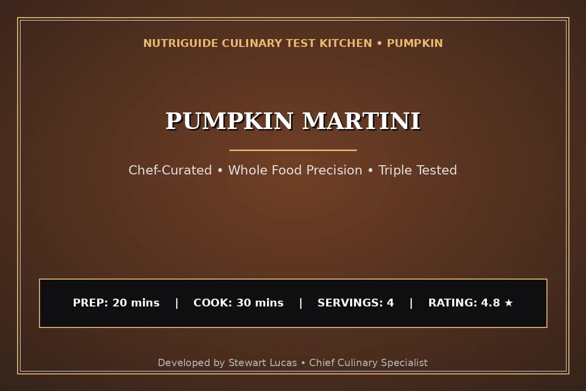 Pumpkin Martini