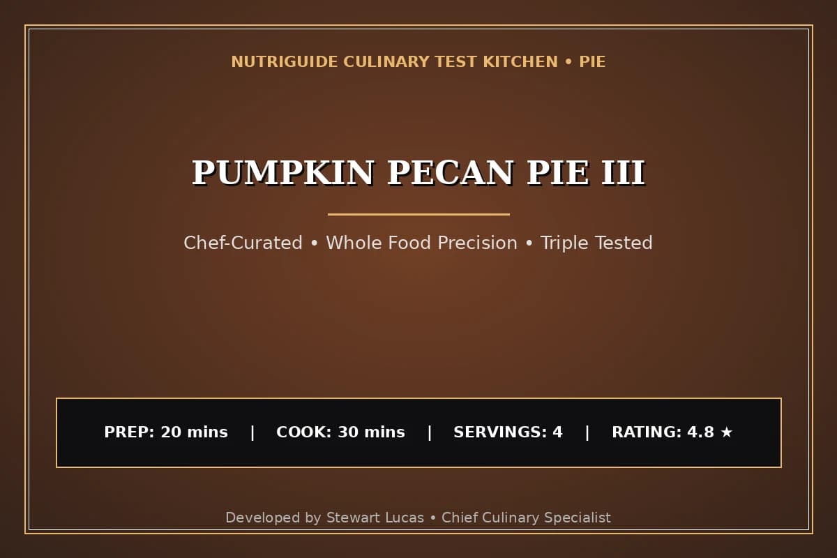 Pumpkin Pecan Pie Iii