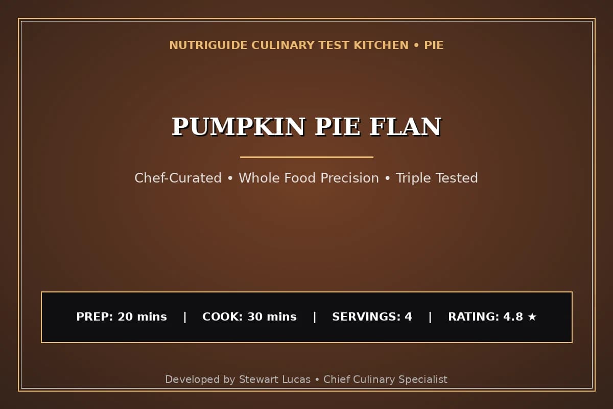 Pumpkin Pie Flan