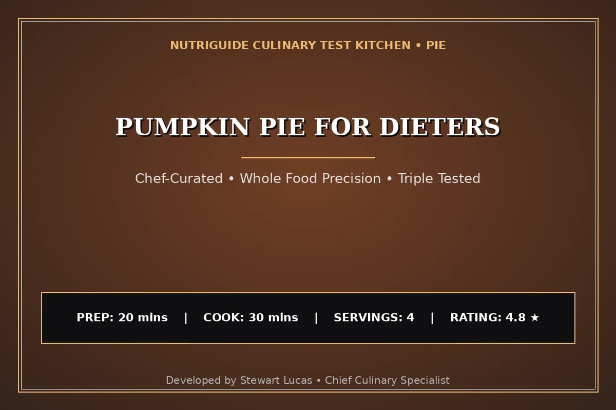 Pumpkin Pie For Dieters