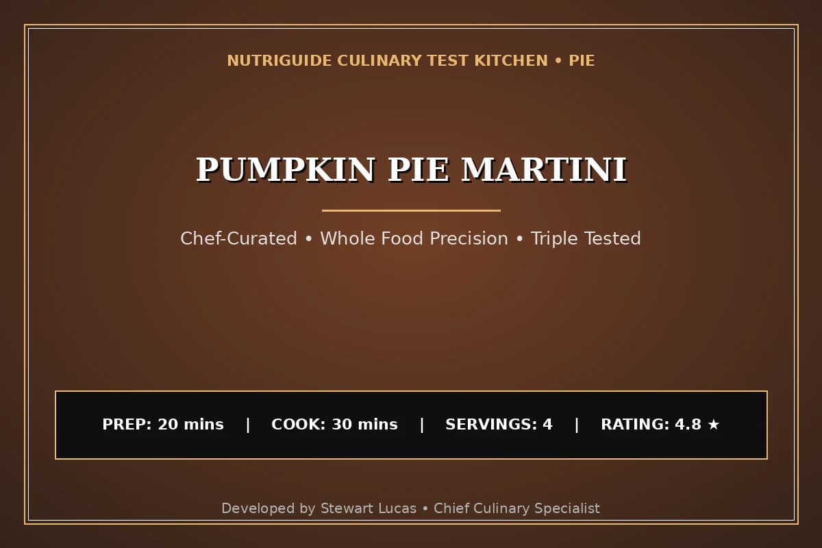 Pumpkin Pie Martini