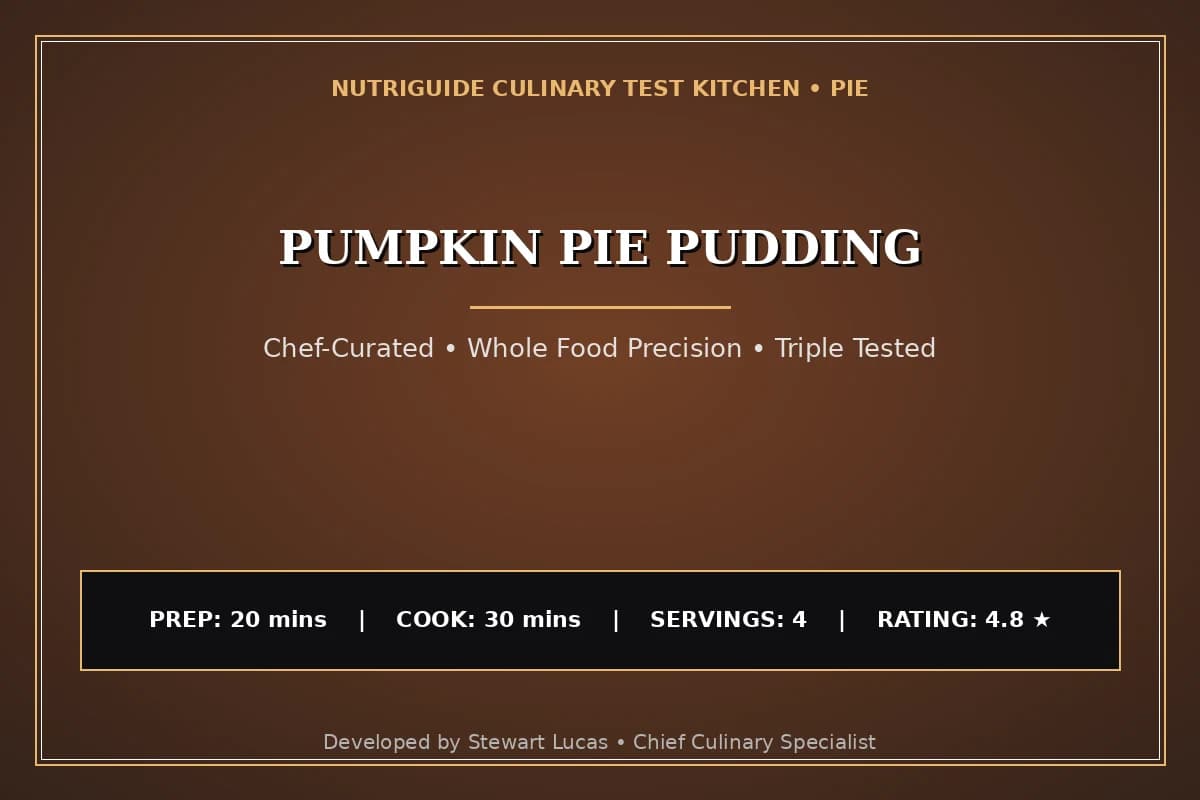 Pumpkin Pie Pudding