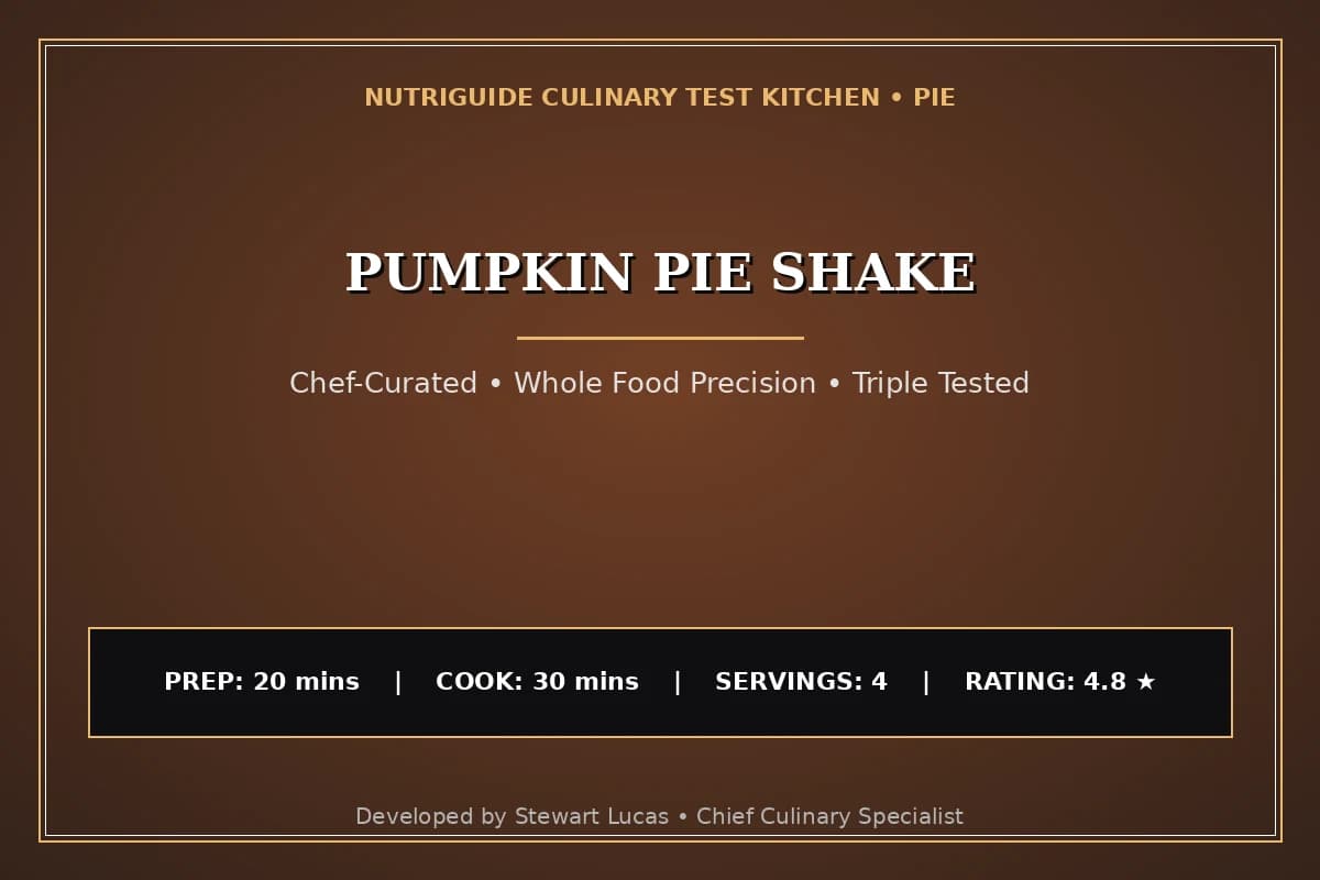 Pumpkin Pie Shake