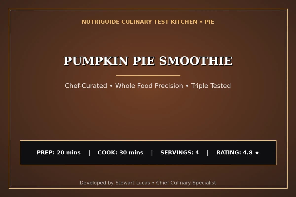 Pumpkin Pie Smoothie