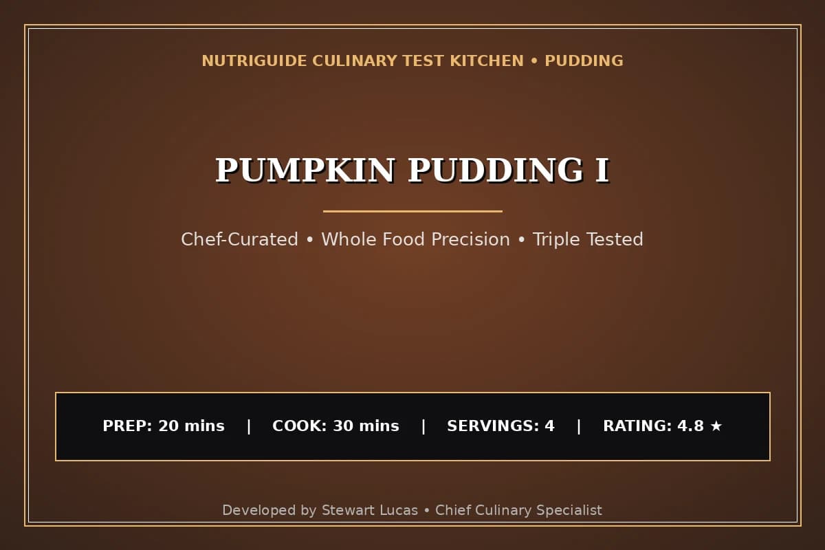 Pumpkin Pudding I